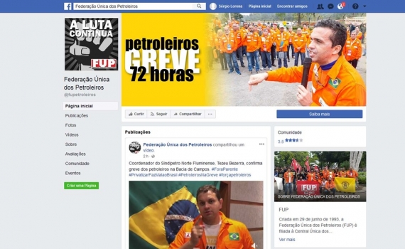 Petroleiros anunciam greve de 72h nas refinarias